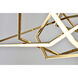 Canada LED 66 inch Gold LED Chandelier Ceiling Light